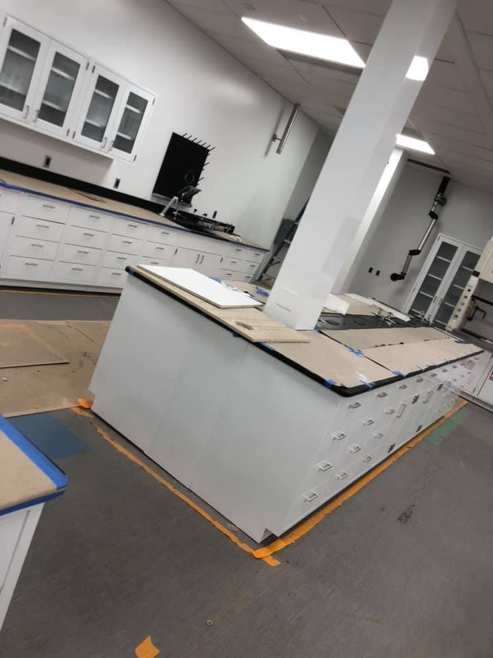 Healthcare facility expansion cleaning project in South Jersey
