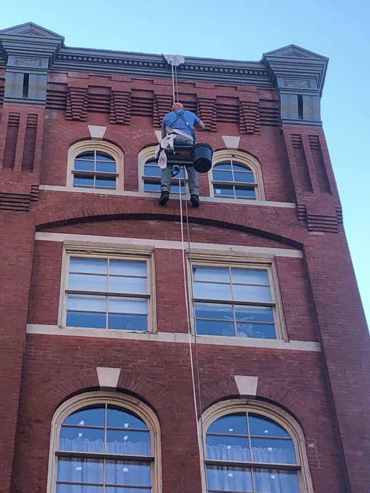 Window cleaning — Bucks County, PA property maintenance by Asset Maintenance Pros